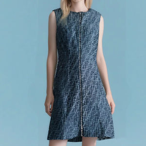 Femme Taille Personnalisée Été Célèbre Vêtements Nouveaux Vestidos Para Mujer Casual Denim Dress Women's Fashion Luxury Dresses - Product Image 1