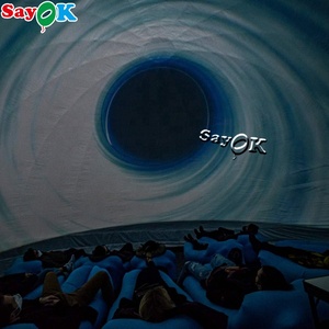 Dôme de projection noir Tente de cinéma <span class=keywords><strong>gonflable</strong></span> Planétarium mobile pour l'école - Product Image 5