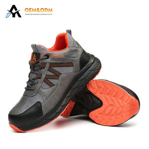 Calzado <span class=keywords><strong>de</strong></span> Trabajo Deportivo <span class=keywords><strong>de</strong></span> Corte Bajo OEM 2025 Antigolpes con Puntera <span class=keywords><strong>de</strong></span> Acero para Hombre y Mujer Invierno Gamuza Piel Lona - Product Image 1