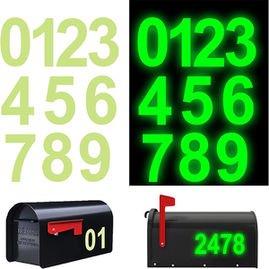 Autocollants numériques modernes lumineux et durables, brillent la nuit, imperméables, pour boîtes aux lettres, voitures, camions, portes - Product Image 4