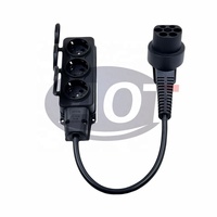 Adaptateur de charge pour véhicule électrique de type 2 à 3 SCHUKO 3 broches 16A avec prise factice certifiée CE, indice de protection IP54