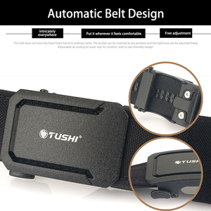 Hebilla de Metal automática de liberación rápida para trabajo pesado, cinturón de tirador de pistolas de entrenamiento al aire libre de nailon grueso de doble capa - Product Image 5