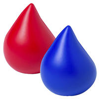 Goutte d'eau balle anti-stress personnalisable Offre Spéciale Pu mousse balle anti-stress Fidget jouets goutte d'eau balle anti-stress Logo pour cadeaux