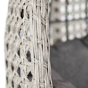 Quá Khổ mây đôi ghế đu ghế wicker trứng ngoài trời ghế sân vườn đồ nội thất sân thượng lớn ghế bành Patio ghế sâu - Product Image 5