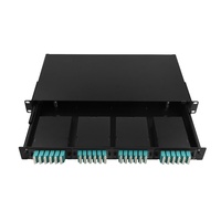 Panel de Conexión de Fibra Óptica IP67 Metálico MPO UPC LC, Conector de Red FTTH de 36/48/16/96 Puertos para 4G/3G, Gran Venta