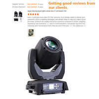 Mini projecteur de lumière à tête mobile 230w, éclairage de scène professionnel à led 7r, 14Gobos + 13 couleurs pour DJ Disco, mariage