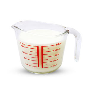 Gobelet chauffant pour le lait sans BPA, outil de cuisson de haute qualité micro-ondes sécurité cuisine tasse de mesure en <span class=keywords><strong>verre</strong></span> Borosilicate - Product Image 2