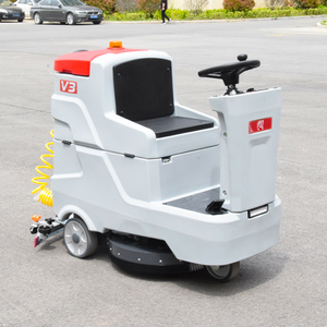Nouvelle autolaveuse autoportée à double brosse, efficace, alimentée par batterie, pour ateliers industriels et sols en carrelage, 3500m²/h, 3-4h d'autonomie - Product Image 4