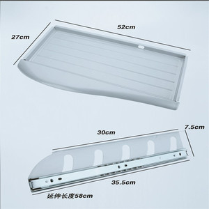 Cajón Metálico para Teclado Shengda, Acero Laminado en Frío de 1.2 mm, Resistente, Diseño Industrial para Escritorio - Product Image 3