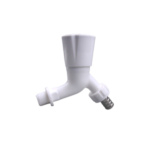 Grifo de Plástico para Exteriores YUNSU, de un Solo Orificio, Montado en el Suelo, sin Manija, Blanco, Moderno, para Jardín, con Boquilla Roscada de Metal - Product Image 5
