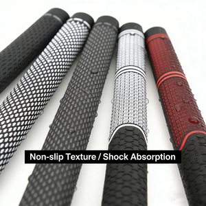 Poignées de golf en caoutchouc à haute friction JUSTIN Gg65 avec logo personnalisé pour les juniors, les femmes et les débutants - Product Image 5