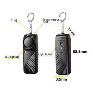 جهاز إنذار محمول للدفاع عن النفس للنساء والأطفال، أداة أمان محمولة ضد المعتدين - Product Image 5