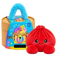 Ensemble de jouets souples en coton PP rembourrés en forme de boulette, avec panier de cuisson vapeur, pour le soulagement du stress, unisexe, à partir de 3 ans