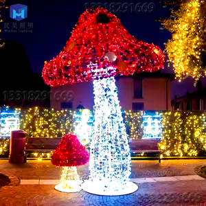 Ngoài trời kỳ nghỉ trang trí đèn nấm <span class=keywords><strong>LED</strong></span> Motif ánh sáng giáng sinh ánh sáng - Product Image 4