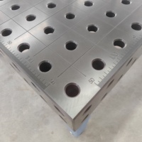 Nouvelle table de soudage 3D robuste D16, fixation modulaire avec surface nitrurée et acier Q355 pour une fabrication de précision
