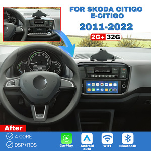 Autoradio all'ingrosso da 6,86 pollici per VW up / <span class=keywords><strong>Skoda</strong></span> <span class=keywords><strong>Citigo</strong></span> / Seat Mii 2011-2022 con CarPlay, Android Auto, SWC, FM, DSP, 2+32G/64G - Product Image 1