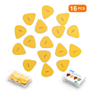 Plectres de <span class=keywords><strong>guitare</strong></span> personnalisés avec impression sur mesure, design personnalisé, en nylon et celluloid, pour scène de performance, 16 plectres, <span class=keywords><strong>4</strong></span> tailles - Product Image 1
