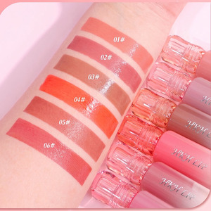 Brillo Labial Personalizable HKH, 6 Colores, Hidratante, Resistente al Agua, Sin Transferencia, con Brillo, Tinte Labial Vegano - Product Image 4