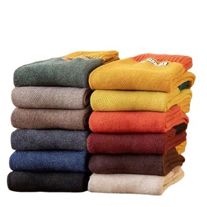 Mianke Crew Socks Thick Winter Warm Solid Color Women's Thermo Sweat Absorbing 10 Pairs Pack - Product Image 3