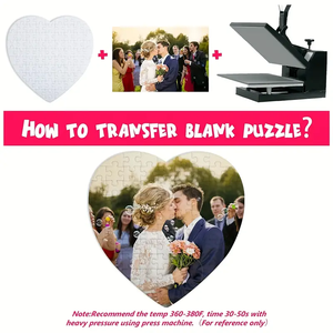 Offre Spéciale puzzles personnalisés de sublimation vierge de coeur pour adultes et enfants jeu de fête <span class=keywords><strong>passe</strong></span>-<span class=keywords><strong>temps</strong></span> - Product Image 6