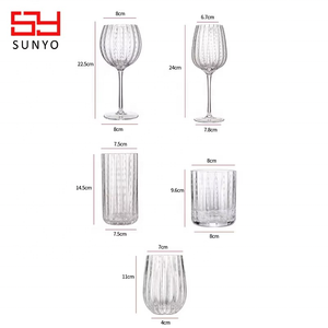 SUNYO Ensemble de verres <span class=keywords><strong>à</strong></span> <span class=keywords><strong>vin</strong></span> ballon de pluie Tasse en <span class=keywords><strong>verre</strong></span> bleu Bols en <span class=keywords><strong>verre</strong></span> <span class=keywords><strong>à</strong></span> condiments <span class=keywords><strong>à</strong></span> pois blancs <span class=keywords><strong>Verre</strong></span> <span class=keywords><strong>à</strong></span> <span class=keywords><strong>vin</strong></span> de couleur variée - Product Image 6