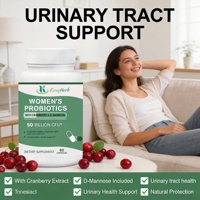 Complément alimentaire probiotique féminin Kangherb OEM en marque privée avec 50 milliards d'UFC favorisant l'équilibre intestinal, végétalien, 60 capsules
