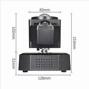 Đèn laser sân khấu <span class=keywords><strong>LED</strong></span> RGBW điều khiển từ xa bằng âm thanh, hiệu ứng ánh sáng Disco cho tiệc tùng, quán bar, DJ, KTV, hiệu ứng đèn strobe mắt ong - Product Image 5