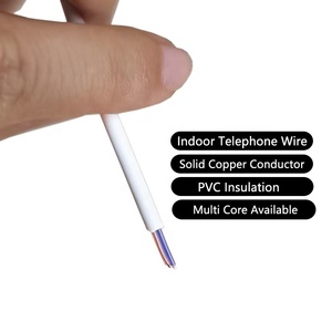 HBYV 2 & 4 Core Câble téléphonique en cuivre massif Télécommunication Fil de <span class=keywords><strong>téléphone</strong></span> <span class=keywords><strong>fixe</strong></span> Câbles de communication - Product Image 2
