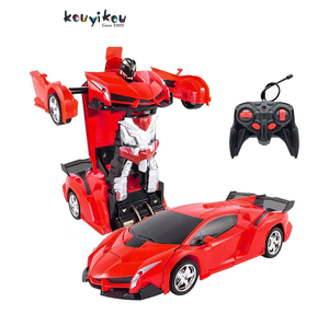 KYK nouveau <span class=keywords><strong>2023</strong></span> 2 4G geste Induction déformation Robot radiocommandé transformer Robot voiture jouets télécommande pour enfants - Product Image 5