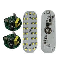 Carte de circuit imprimé LED intelligente avec entrée 110-220V, sensible au toucher, avec puce de détection de lumière et de contrôle sonore, personnalisation PCBA