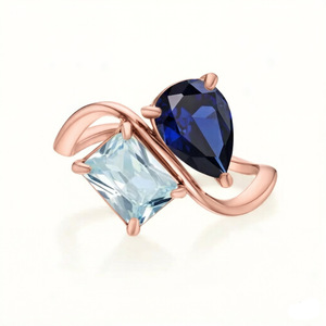 <span class=keywords><strong>Anello</strong></span> Creativo a Forma di S con Pietra Portafortuna Personalizzata per la <span class=keywords><strong>Festa</strong></span> <span class=keywords><strong>della</strong></span> <span class=keywords><strong>Mamma</strong></span>, San Valentino, 12 Mesi, SongYi Dropshipping - Product Image 2