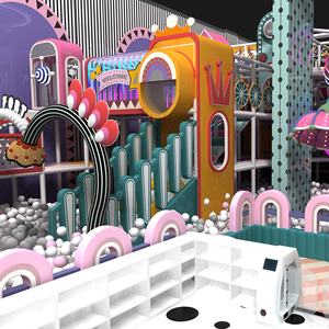 Construye el Centro de Juegos de Tus Sueños: Diseños Personalizados de Castillos Inflables para Centros Comerciales y Escuelas - Product Image 1