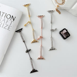 <span class=keywords><strong>Correa</strong></span> de Diamantes de Lujo para Mujer, <span class=keywords><strong>Correa</strong></span> de Metal para Reloj, Brazalete para Mujer para Reloj Iwatch <span class=keywords><strong>Apple</strong></span> - Product Image 6