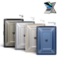 Étui de protection robuste et résistant avec pare-chocs en TPU pour MacBook air 13 pouces 2018 2020 A2337 M1 A2179 A1932