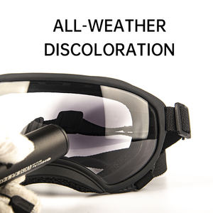 Schnall แว่นตาสำหรับสุนัขแว่นตากันแดดป้องกันรังสียูวีแบบทึบสำหรับตกแต่งสัตว์เลี้ยงในฤดูหนาว - Product Image 6