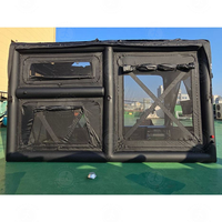 Tente de camping gonflable de luxe pour safari, événements en plein air, avec protection UV et structure pneumatique