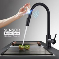 Grue moderne Smart Touch robinet de cuisine capteur de rotation robinet d'eau évier mélangeur robinets de cuisine