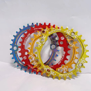 Juego de <span class=keywords><strong>Bielas</strong></span> BUCKLOS de Alta Calidad para Bicicleta de Montaña, 170 mm, 104BCD, Orificio Cuadrado, Plato Estrecho y Ancho - Product Image 5