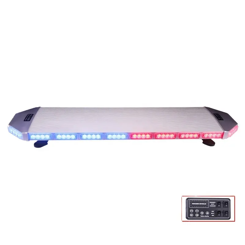 TBD-6E915 Emark ECE E4 R65 승인 화이트/블랙 플레이트 PC 및 알루미늄 소재 주도 비상 lightbar 경고