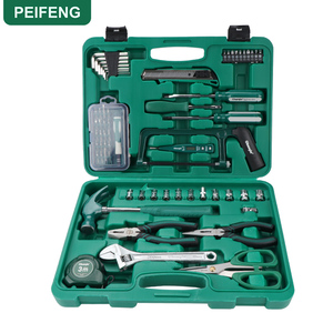 Set di 63 Utensili Compatti per la Casa in Valigetta Resistente, Kit di Riparazione Salvaspazio per Casa, Garage e Emergenze Auto - Product Image 1