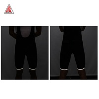 Cuissard à bretelles de cyclisme pour hommes avec poches personnalisé rembourré pour vélo de montagne collants à bretelles