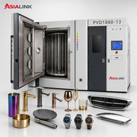 Machine de revêtement PVD AsiaLink pour charnières d'ordinateurs portables, système de revêtement couleur par placage ionique sous vide pour composants informatiques