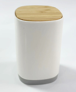 Dispensador Automático de Palillos de Dientes con Estilo de Prensa, Dispensador de Hisopos de Algodón Dividido - Product Image 3