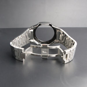 Bracelet de montre de luxe en acier inoxydable pour kit <span class=keywords><strong>Casioak</strong></span> Mod GA2100 boîtier de lunette à bracelet en métal pour kit Gshock Mod - Product Image 1