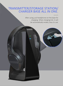 Casque sans fil HiFi ZFX 2.4G, pour regarder la télévision et les cours en ligne, confortable à porter pendant une longue durée - Product Image 5