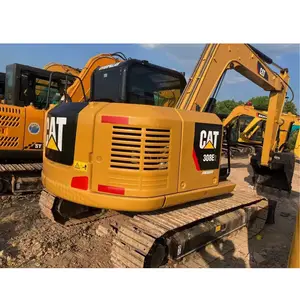 Máquina pequeña de 8 toneladas excavadora CAT Caterpillar 308E de segunda mano para la construcción excavadora Caterpillar CAT 308E usada en venta