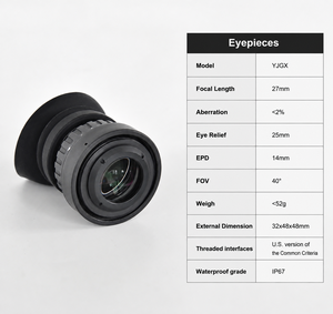 Gruppo Lenti Obiettivo per Visione Notturna Compatibile con YJGX PVS-14, Alta Risoluzione, Bassa Distorsione, Lente Ottica Leggera per NVG - Product Image 3