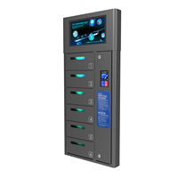 Y2Power ZEN Casier de recharge mobile étanche pour extérieur avec écran tactile de 5 pouces, station de recharge commerciale de haute technologie pour smartphone