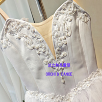 BT2502004 Livraison rapide, costumes de danse espagnole pour enfants, filles, femmes, adultes, tutu blanc romantique pour la danse classique