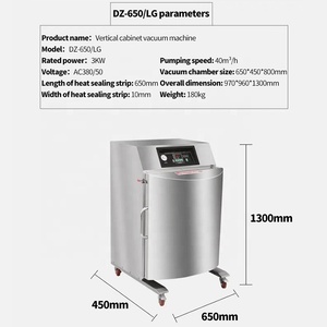 เครื่องซีลสูญญากาศแบบตั้งพื้นสำหรับงานหนัก รุ่น Dz-610/Lg ราคาดีที่สุด สำหรับบรรจุภัณฑ์ขนาดใหญ่ เช่น ผ้านวม ไส้กรอก หมูย่าง เป็ดย่าง - Product Image 3